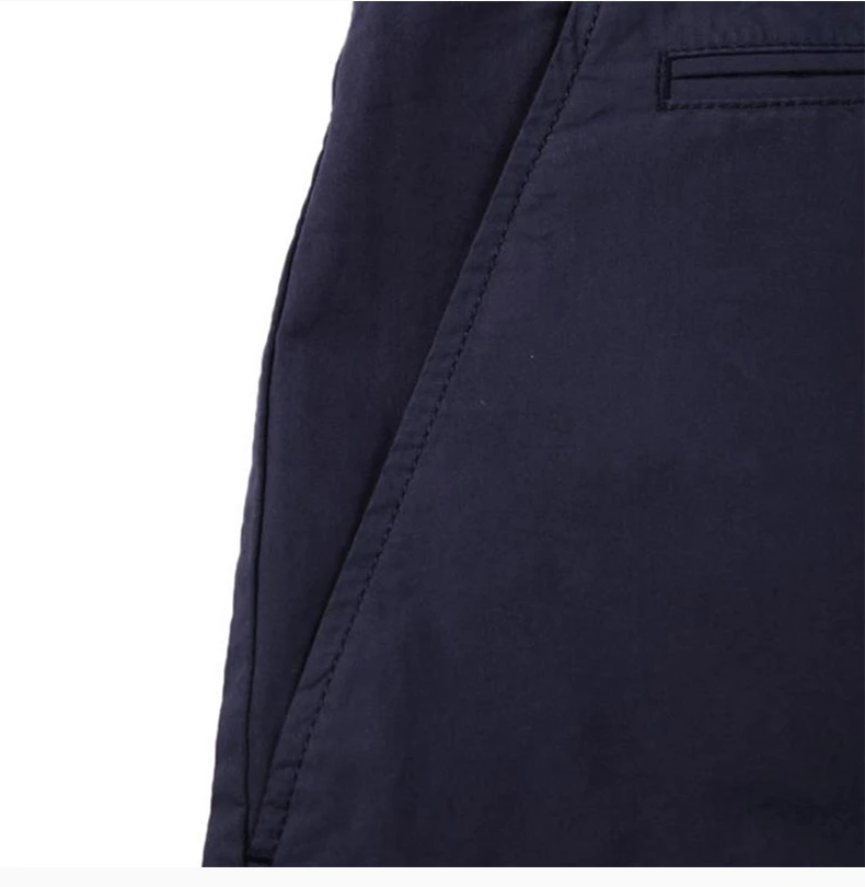 商品Burberry|Burberry 博柏利 男士纯色蓝色直筒休闲短裤 4011808,价格¥1164,第8张图片详细描述