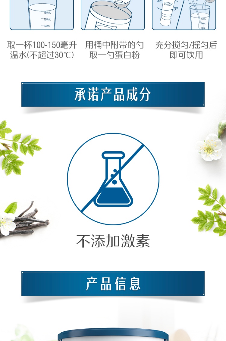 商品[国内直发] Swisse|澳洲Swisse斯维诗乳清蛋白粉成人健身增肌粉老年人营养蛋白质香草味450g,价格¥238,第9张图片详细描述