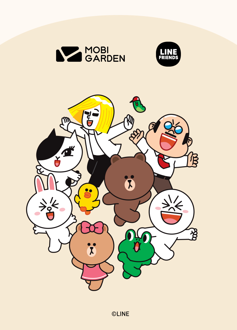 商品[国内直发] MobiGarden|Line Friends联名 活力布朗熊 便携折叠凳摆摊便携椅子YM,价格¥135,第28张图片详细描述