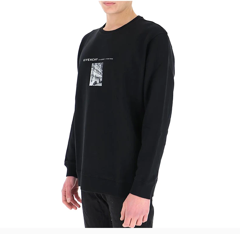 商品Givenchy|GIVENCHY 纪梵希 男士黑色卫衣/帽衫 BMJ0A930AF-001,价格¥3417,第5张图片详细描述