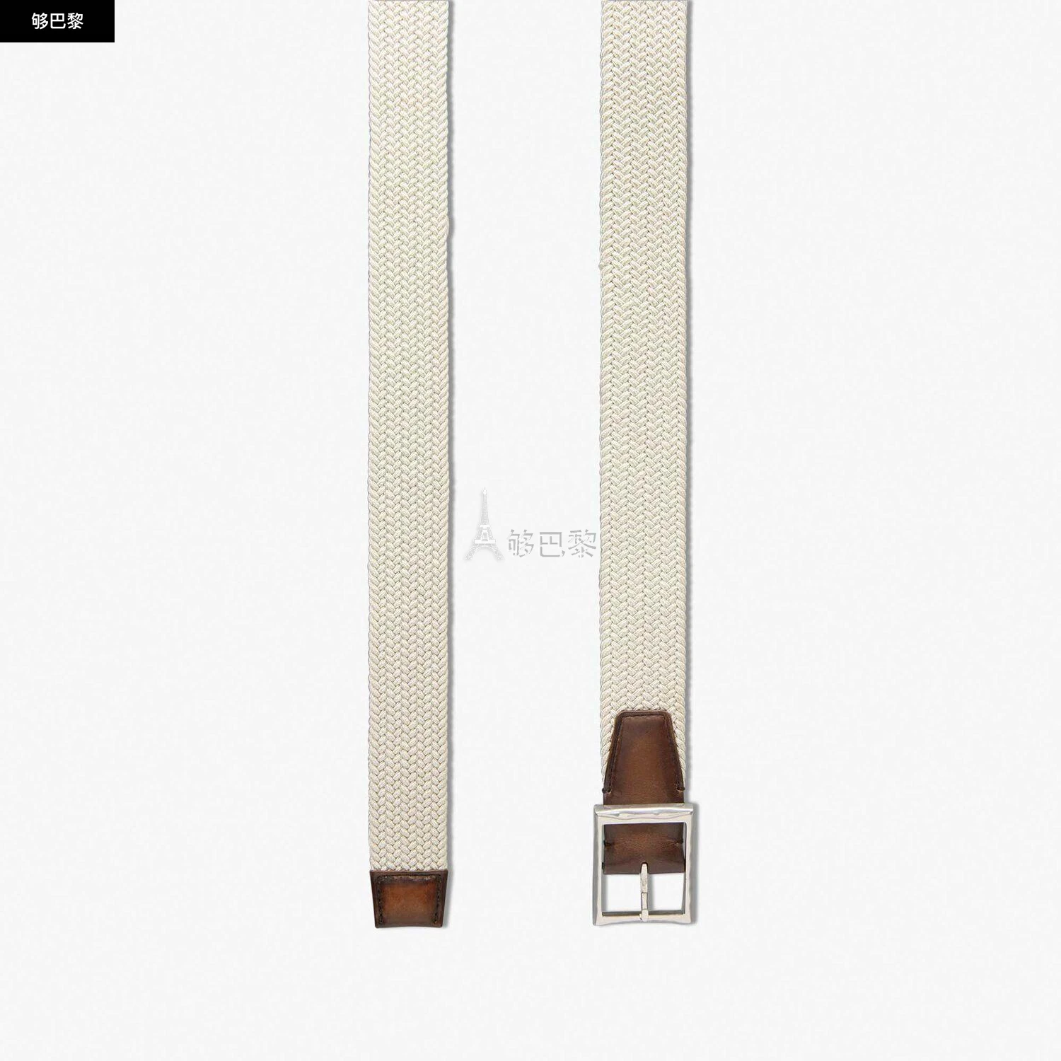 商品Berluti|【预售】 伯鲁提 24秋冬 男士 腰带 35毫米经典面料与皮革皮带 C0083-T8_W17,价格¥3975,第4张图片详细描述