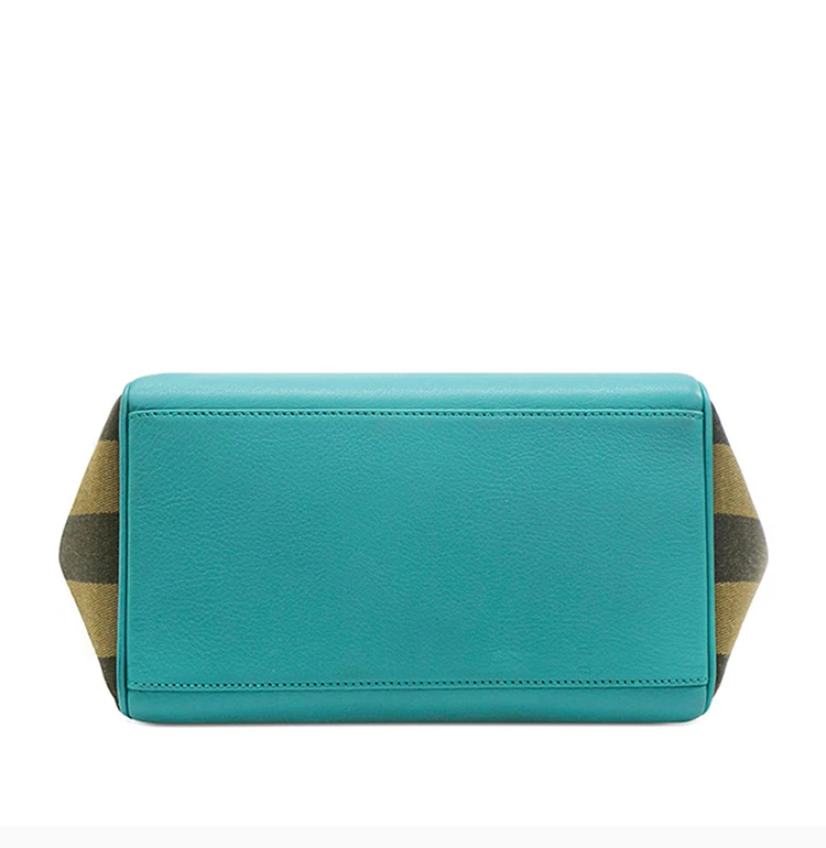 商品[国内直发] Fendi|FENDI 孔雀蓝女士手提包 8BL127-Q0Z-F0N9H,价格¥6883,第8张图片详细描述
