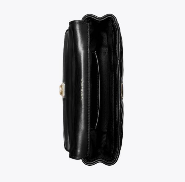 商品Tory Burch|汤丽柏琦女款Kira 菱格形绗缝迷你翻盖肩背斜挎包 （香港仓发货）,价格¥2121,第9张图片详细描述