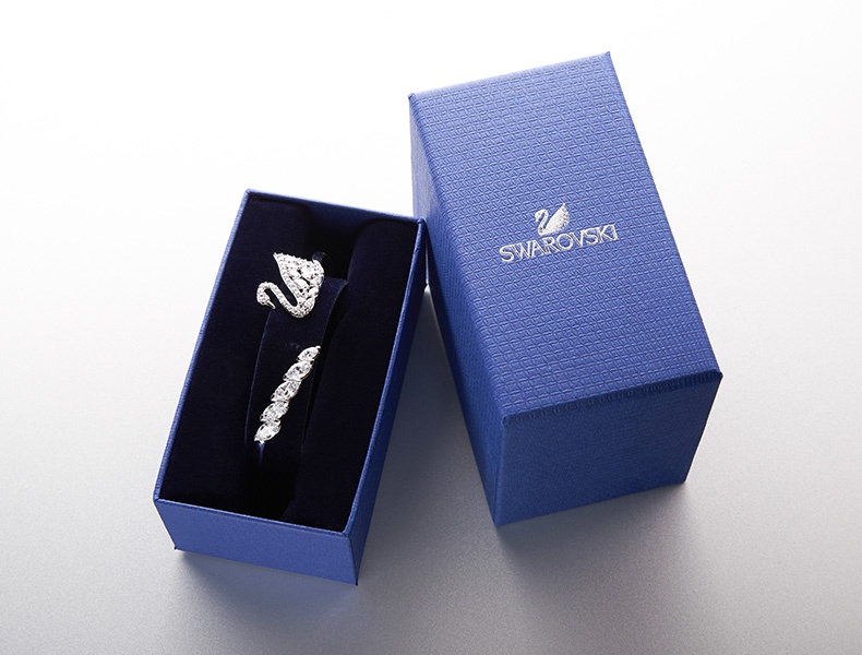 商品Swarovski|SWAROVSKI 施华洛世奇 Lake 手镯 材质白色铑开口手镯 5231330,价格¥1922,第8张图片详细描述