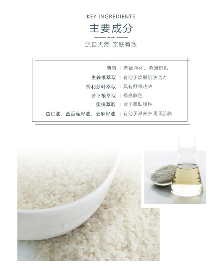 商品Fresh|馥蕾诗清酒熏然沐浴露400ml 保湿润泽香体身体清洁,价格¥752,第3张图片详细描述