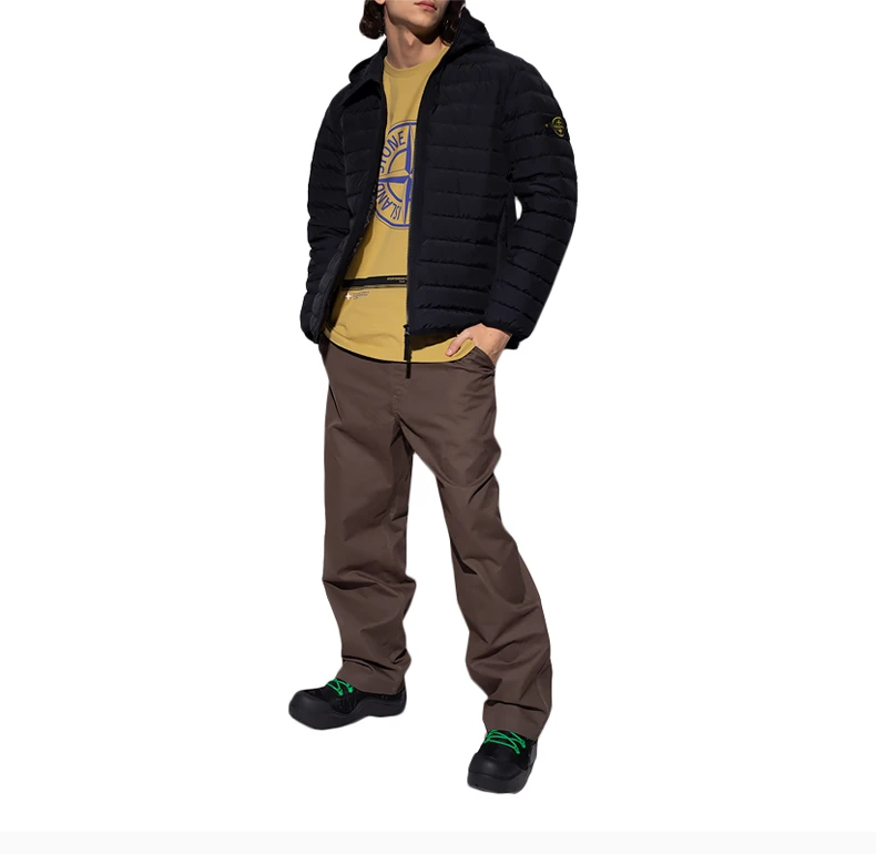 商品Stone Island|STONE ISLAND 黑色男士羽绒服 MO751542725-V0020,价格¥3713,第8张图片详细描述