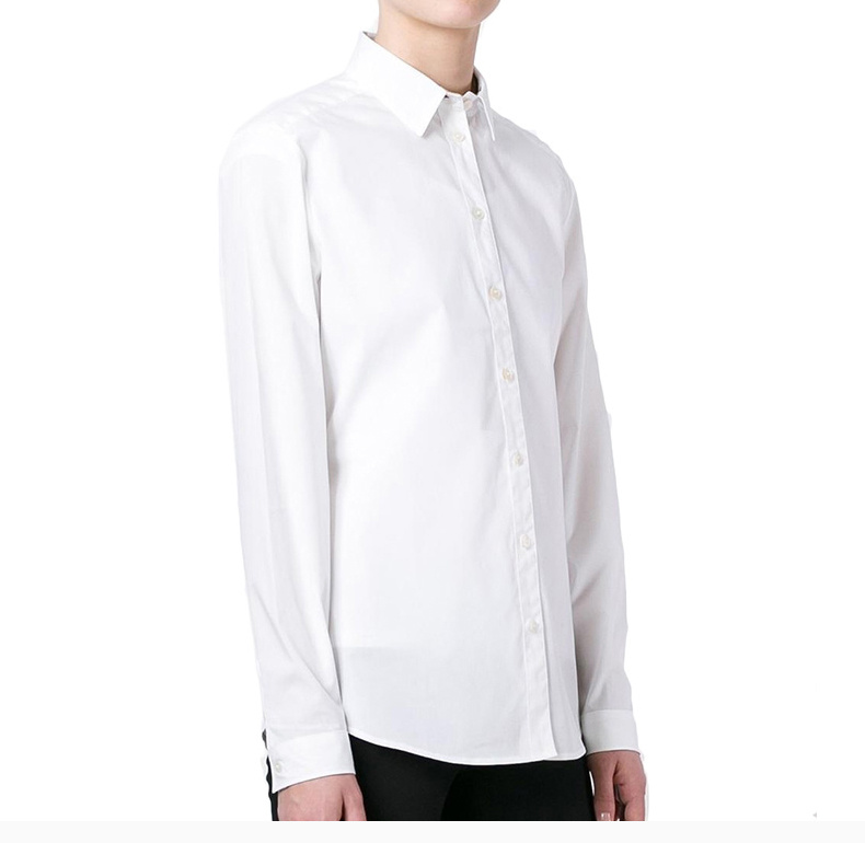 商品Burberry|Burberry 博柏利 白色纯棉女士衬衫 3968141,价格¥1200,第8张图片详细描述