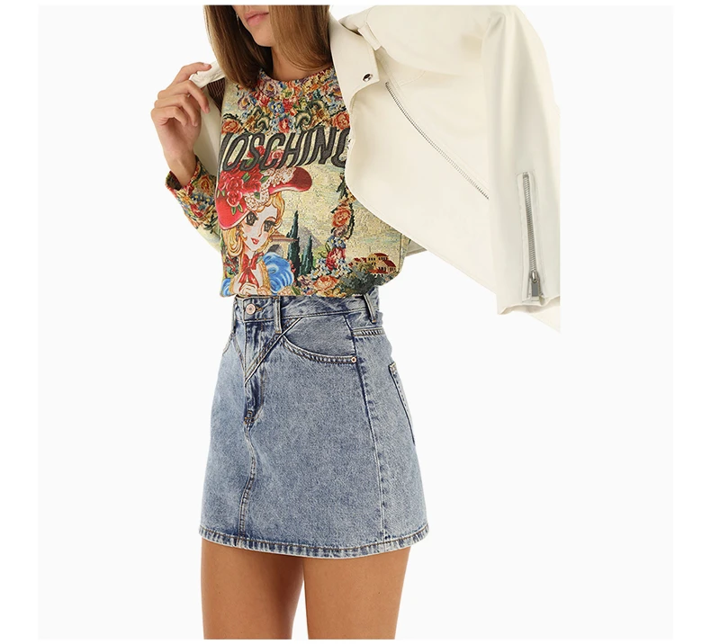 商品Moschino|MOSCHINO 女士�印花圆领卫衣 A1716-5427-2888,价格¥4166,第8张图片详细描述
