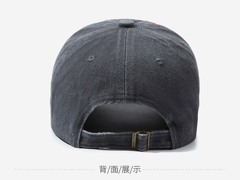 商品[国内直发] GLENVINTEN|格岚云顿英国品牌成人棒球帽跨境帽子男春秋季刺绣水洗做旧美式复古鸭舌帽潮牌防晒遮阳,价格¥78,第11张图片详细描述