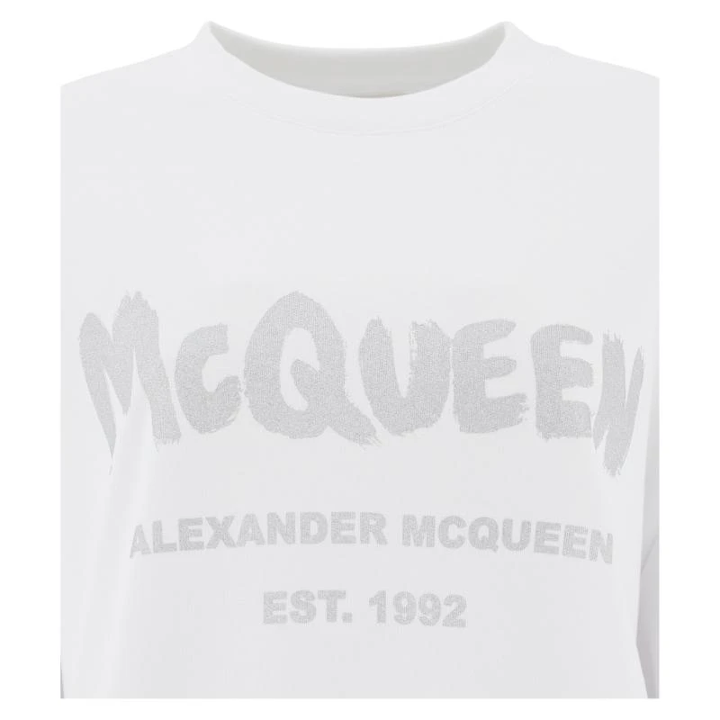 商品Alexander McQueen|ALEXANDER MCQUEEN 白色女士卫衣/帽衫 659975-QZAD5-0934,价格¥1255,第4张图片详细描述