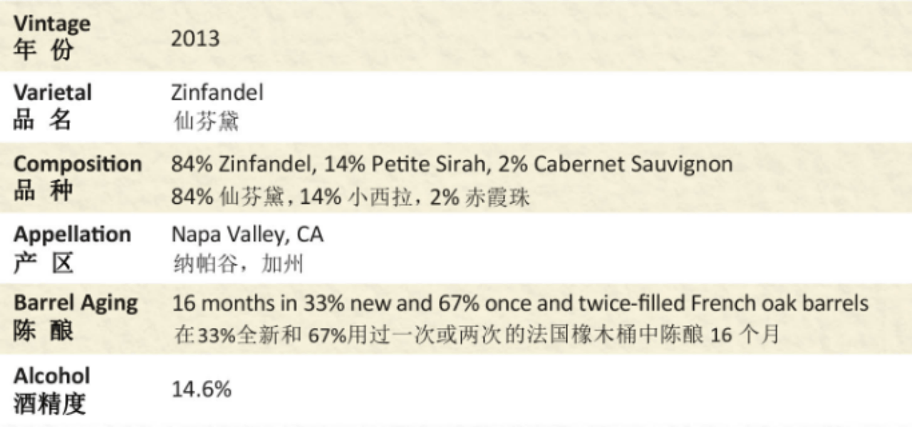 商品[国内直发] Frank Family|弗兰克家族纳帕仙粉黛干红葡萄酒 2013 | Frank Family Zinfandel 2013 (Napa Valley, CA),价格¥705,第2张图片详细描述