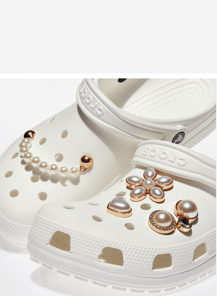 商品Crocs|【Brilliant|包邮包税】卡骆驰 DAINTY PEARL JEWELRY 5 PACK 鞋配饰 鞋装饰卡扣  CRS10013133 FFF,价格¥253,第5张图片详细描述