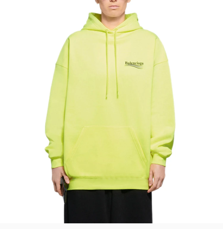 商品[国内直发] Balenciaga|BALENCIAGA 女士黄色棉质卫衣 578135-TJVD4-7110,价格¥3893,第6张图片详细描述