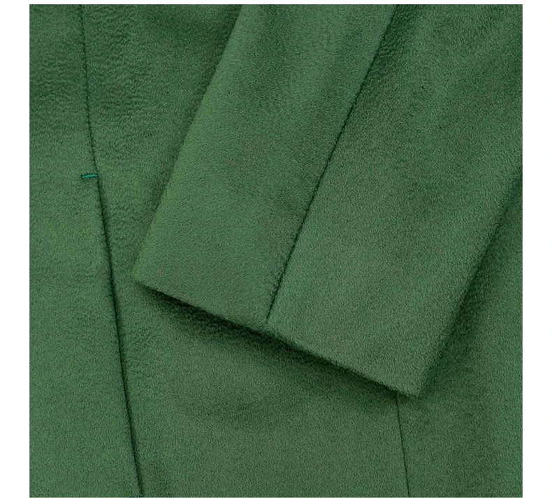 商品[国内直发] Max Mara|MAX MARA 女士绿色羊毛风衣 60862249-600-006,价格¥4272,第6张图片详细描述