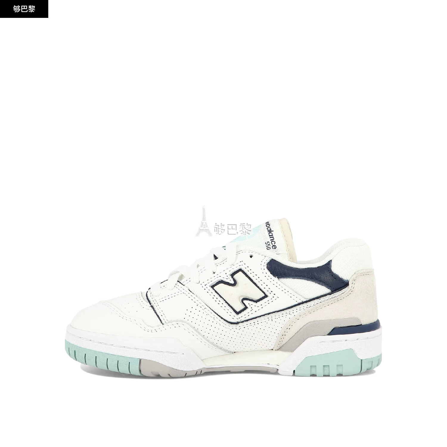 商品New Balance|【特惠6.1折】【预售】 2023秋冬 男士 休闲运动鞋 休闲鞋 2732496  BB550WCAWHITE ,价格¥1577,第5张图片详细描述