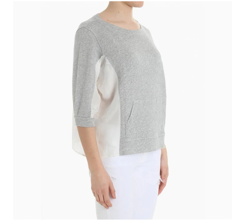 商品Emporio Armani|EMPORIO ARMANI 灰色女士卫衣/帽衫 3Z2M79-2JPXZ-0616,价格¥829,第4张图片详细描述