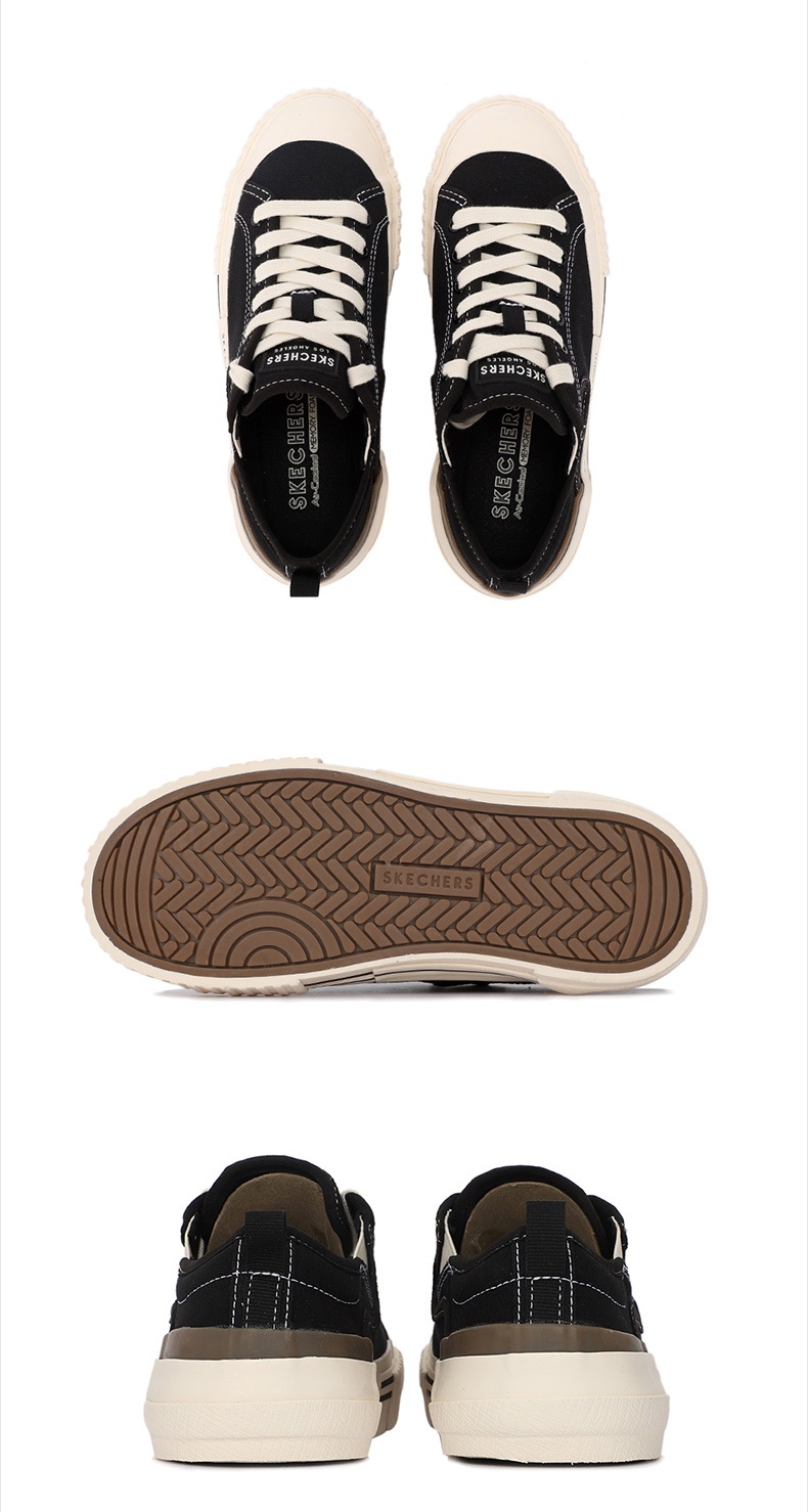 商品[国内直发] SKECHERS|NEW MOON女士休闲鞋帆布鞋,价格¥280,第5张图片详细描述