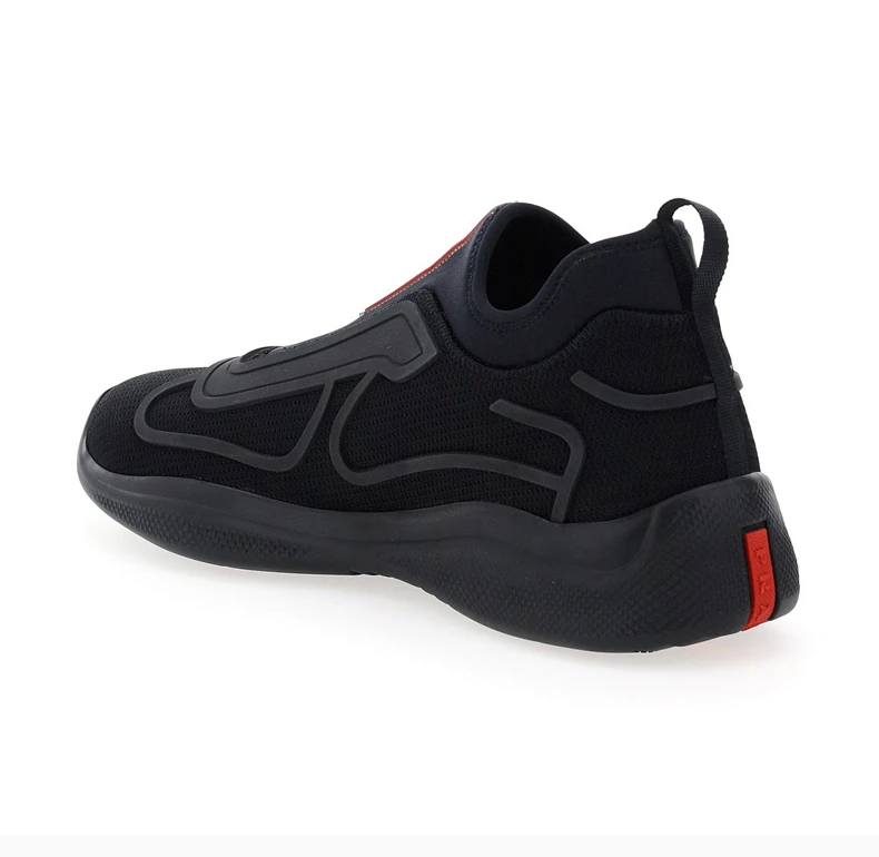 商品Prada|PRADA 男士黑色织物运动鞋 4E3521-ELN-F0002,价格¥4619,第6张图片详细描述