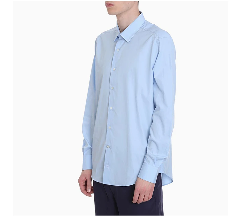 商品Lanvin|LANVIN 蓝色男士衬衫 RM-SI0331-S005-P20-211,价格¥1631,第5张图片详细描述