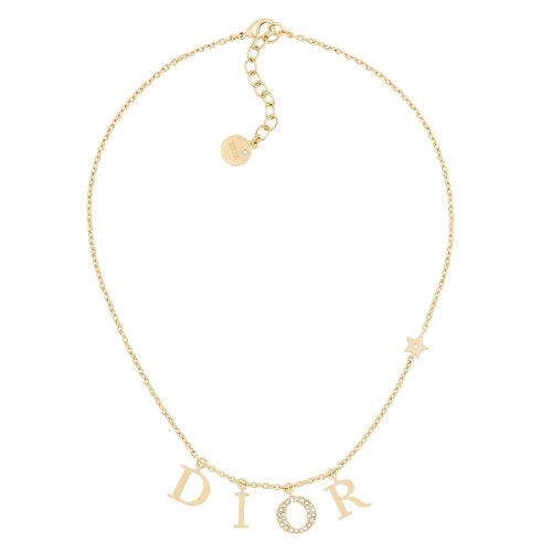 商品Dior|DIOR/迪奥 20秋冬款DIO（R）EVOLUTION系列 女士镀金金属DIOR字母项链N1308DVOCY_D301,价格¥4282,第2张图片详细描述