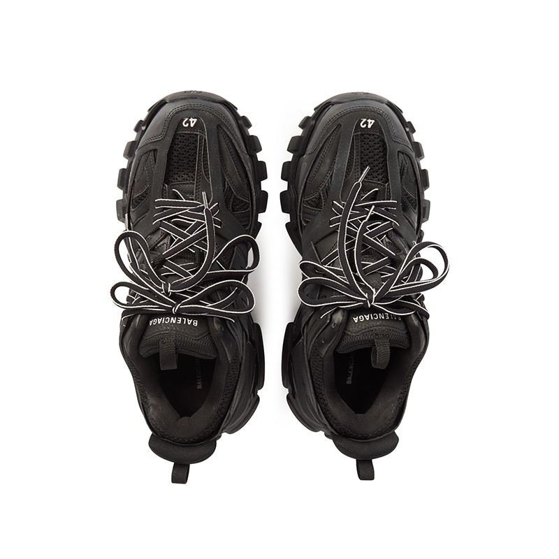 商品Balenciaga|巴黎世家 Track系男黑色聚氨酯镂空网眼运动鞋,价格¥6947,第2张图片详细描述