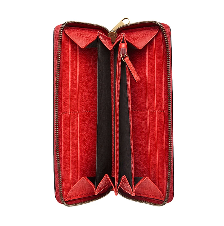商品[国内直发] Gucci|GUCCI 红色男士长款钱夹 496317-0GDAT-6461,价格¥7752,第5张图片详细描述
