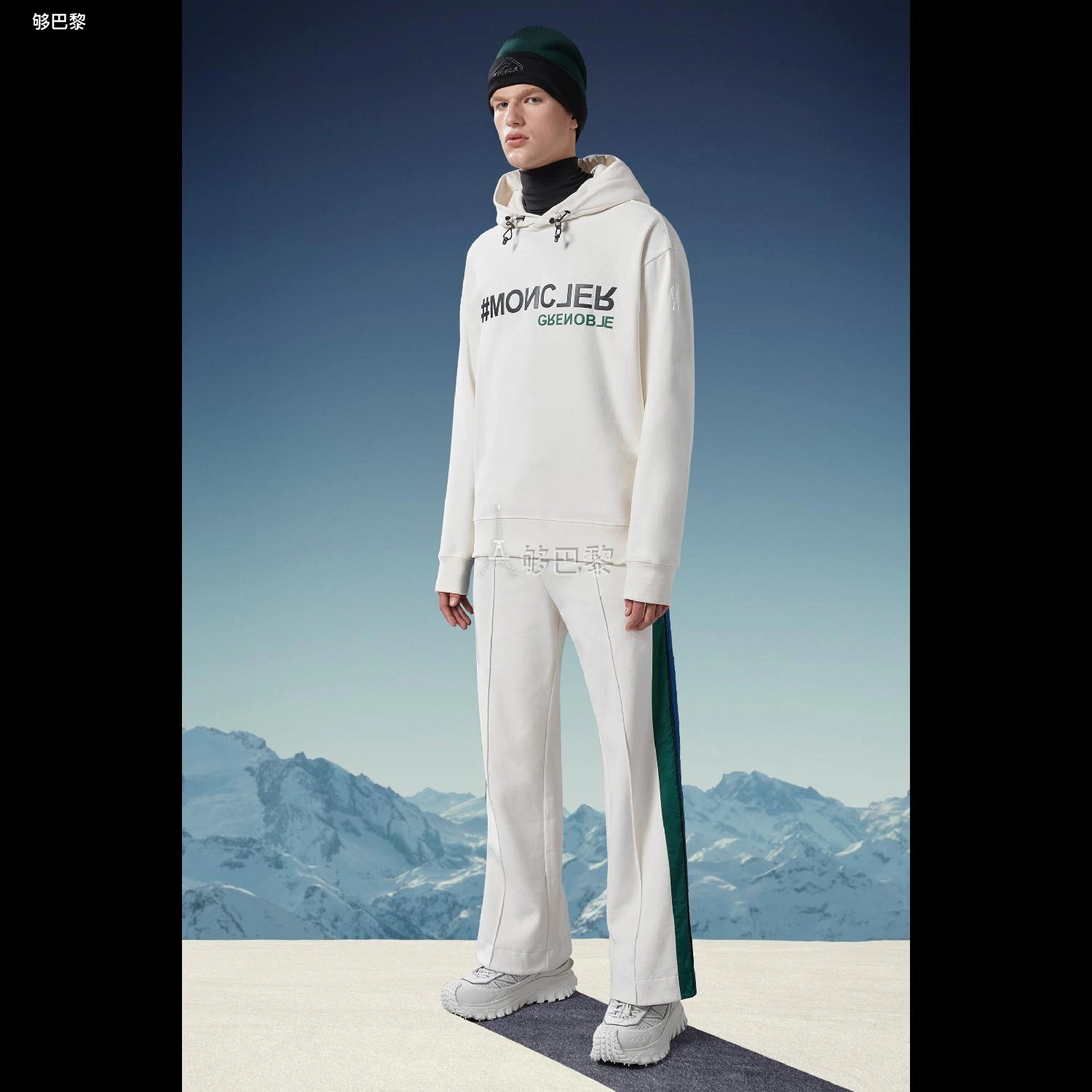 商品Moncler|【预售】 MONCLER 盟可睐 25春夏 男士 休闲裤 Fleece trackpants I20978H0000580451034 ,价格¥5079,第4张图片详细描述