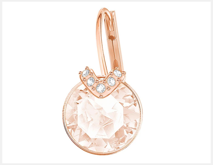 商品Swarovski|Swarovski 施华洛世奇 女士穿孔玫瑰金色耳环 5299318,价格¥476,第15张图片详细描述