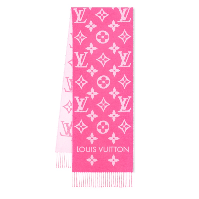 商品Louis Vuitton|【预售十天】路易威登 23新款ESSENTIAL女士提花羊毛围巾（两色可选）,价格¥4680,第5张图片详细描述