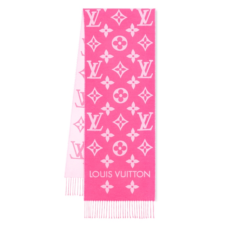 商品Louis Vuitton|【预售十天】路易威登 23新款ESSENTIAL女士提花羊毛围巾（两色可选）,价格¥4608,第5张图片详细描述