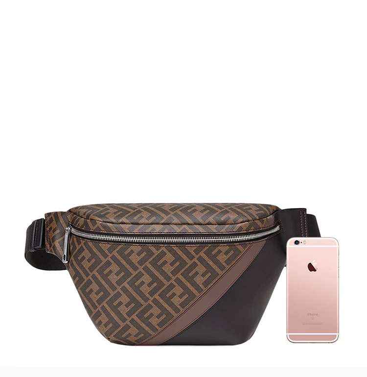 商品Fendi|Fendi 芬迪 棕色男士腰包 7VA434-A9XS-F199B,价格¥4884,第3张图片详细描述