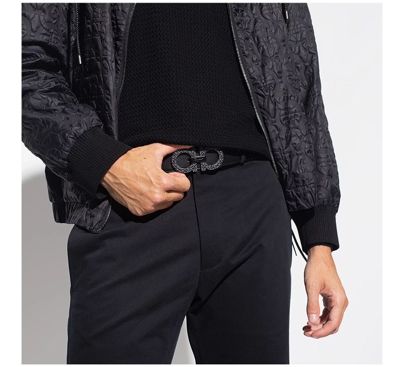 商品Salvatore Ferragamo|SALVATORE FERRAGAMO 男士腰带 670056-746193【包装随机，部分无包装盒】,价格¥2259,第3张图片详细描述