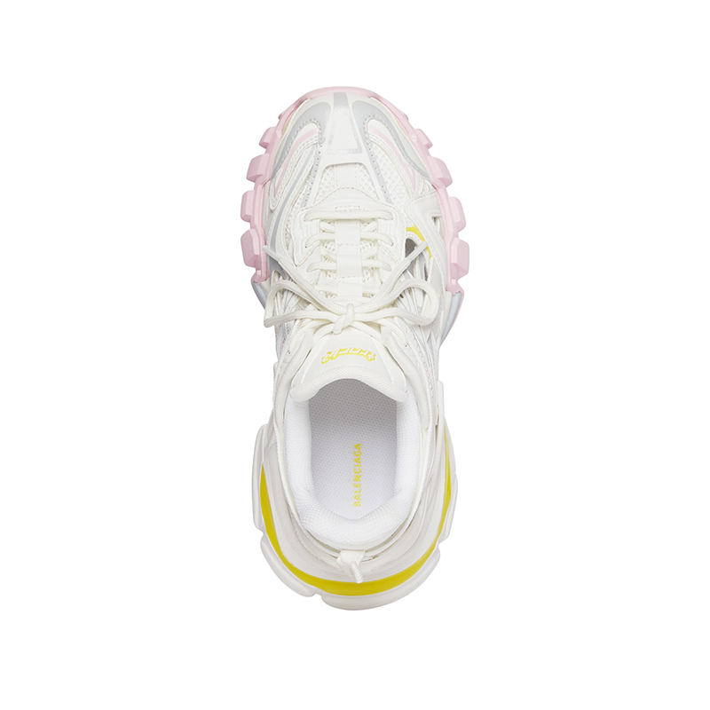 商品Balenciaga|Balenciaga/巴黎世家 22年早春新款 TRACK.2系列 女士浅黄色网布尼龙运动鞋,价格¥7372,第6张图片详细描述