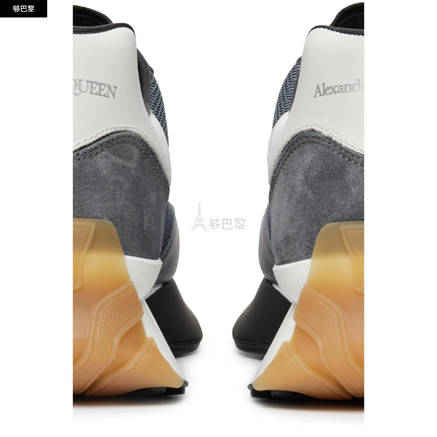 商品Alexander McQueen|【特惠8.7折】包邮包税【预售7天发货】 ALEXANDER MCQUEEN 男士 休闲运动鞋 sprint runner 篮球鞋  705074W4WM11640 AMQ2D254SIL,价格¥4813,第7张图片详细描述