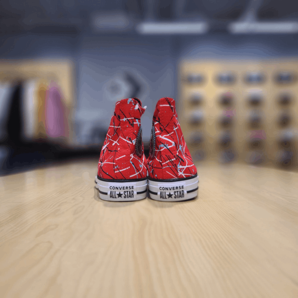 商品【预售商品15天发货】 Converse|【韩国直邮|包邮包税】匡威 共用 CHUNK TAYLOR ALL STAR PAINTER 大学 红色 高鞋 170806C,价格¥301,第5张图片详细描述