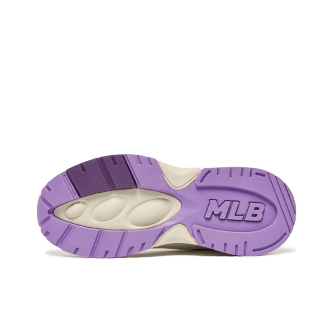 商品MLB|【享贝家】ZY- MLB Big Ball Chunky Lite 复古老爹鞋 男女同款 灰紫色（预售款）3ASHC311N-07LDS,价格¥383,第5张图片详细描述
