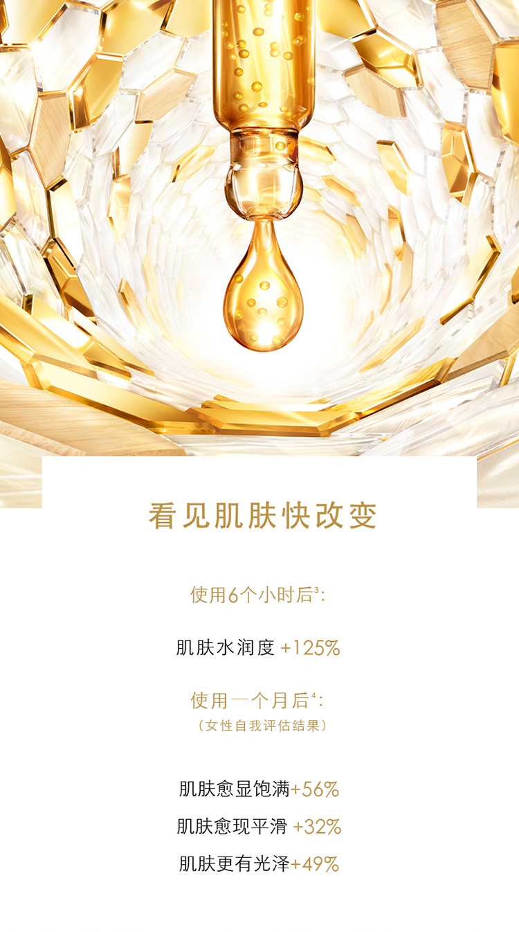 商品Guerlain|Guerlain娇兰 2022年限量帝皇蜂资日霜套装4件套 日霜50ml+复原蜜15ml+精粹水40ml+精华露4.8m,价格¥914,第6张图片详细描述