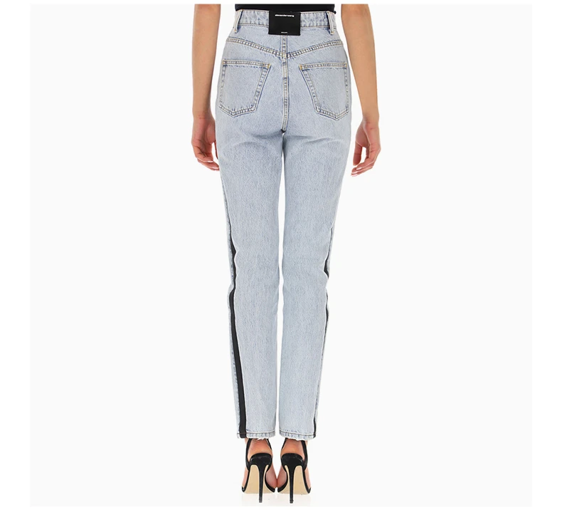 商品Alexander Wang|ALEXANDER WANG 蓝色女士牛仔裤 1WC1214323-270,价格¥2075,第8张图片详细描述