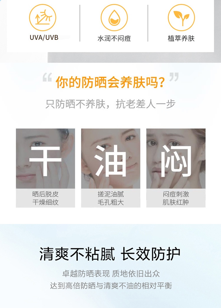 商品Kiehl's|科颜氏防晒霜60ml橙色柔润隔离乳防水防汗清爽不油腻,价格¥259,第5张图片详细描述