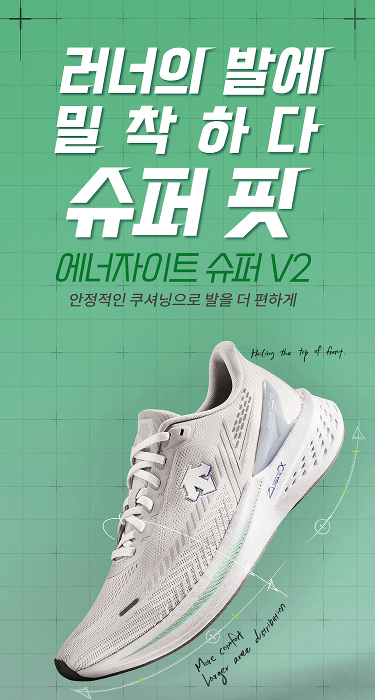 商品DESCENTE|【Brilliant|包邮包税】白色高弹缓震跑鞋SO313RRN71-WHT0,价格¥538,第2张图片详细描述