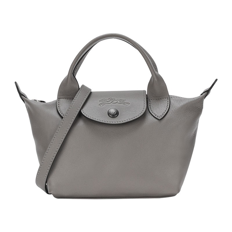 商品[国内直发] Longchamp|珑骧女包饺子包LePliage Xtra 17 新款迷你皮质手提单肩斜挎包17*14*10cm ,价格¥2171,第4张图片详细描述