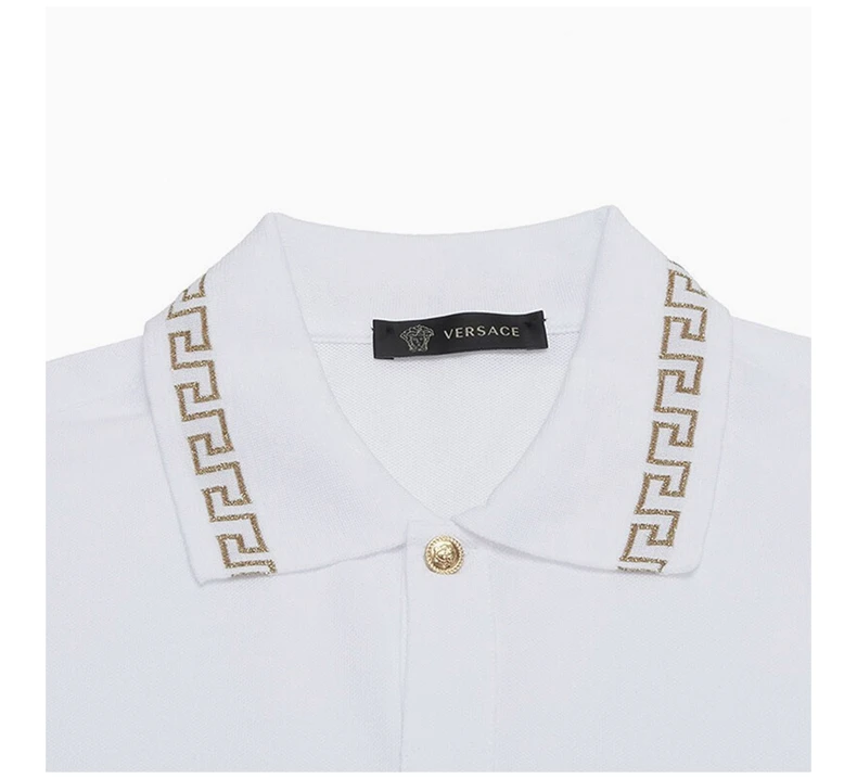 商品Versace|VERSACE 范思哲 白色棉男士T恤 A79251-A223004-A93A,价格¥1963,第9张图片详细描述
