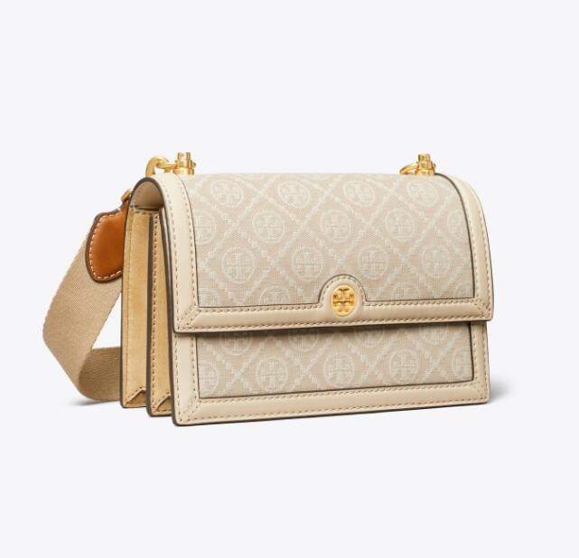 商品Tory Burch|汤丽柏琦单肩斜挎包女款深蓝棕色（香港仓发货）,价格¥2658,第11张图片详细描述
