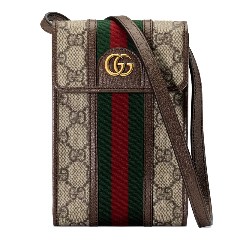 商品Gucci|GUCCI/古驰 Ophidia系列 经典绿红拼接GG帆布提花相机 斜挎包 625757 96IWT 8745,价格¥6129,第2张图片详细描述