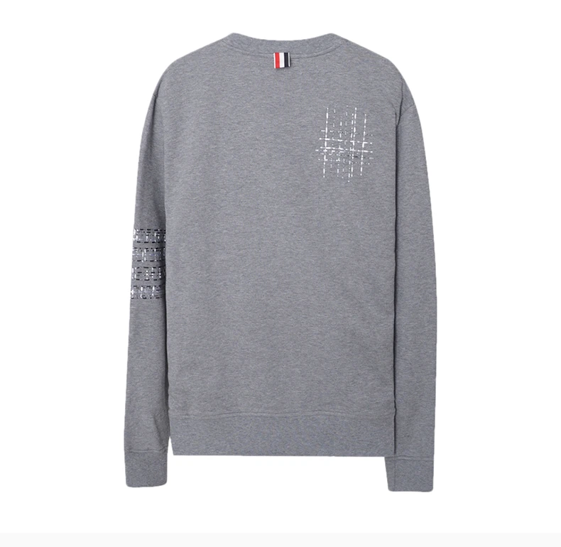 商品Thom Browne|THOM BROWNE 男士灰色卫衣 MJT289E-06931-035,价格¥3707,第6张图片详细描述
