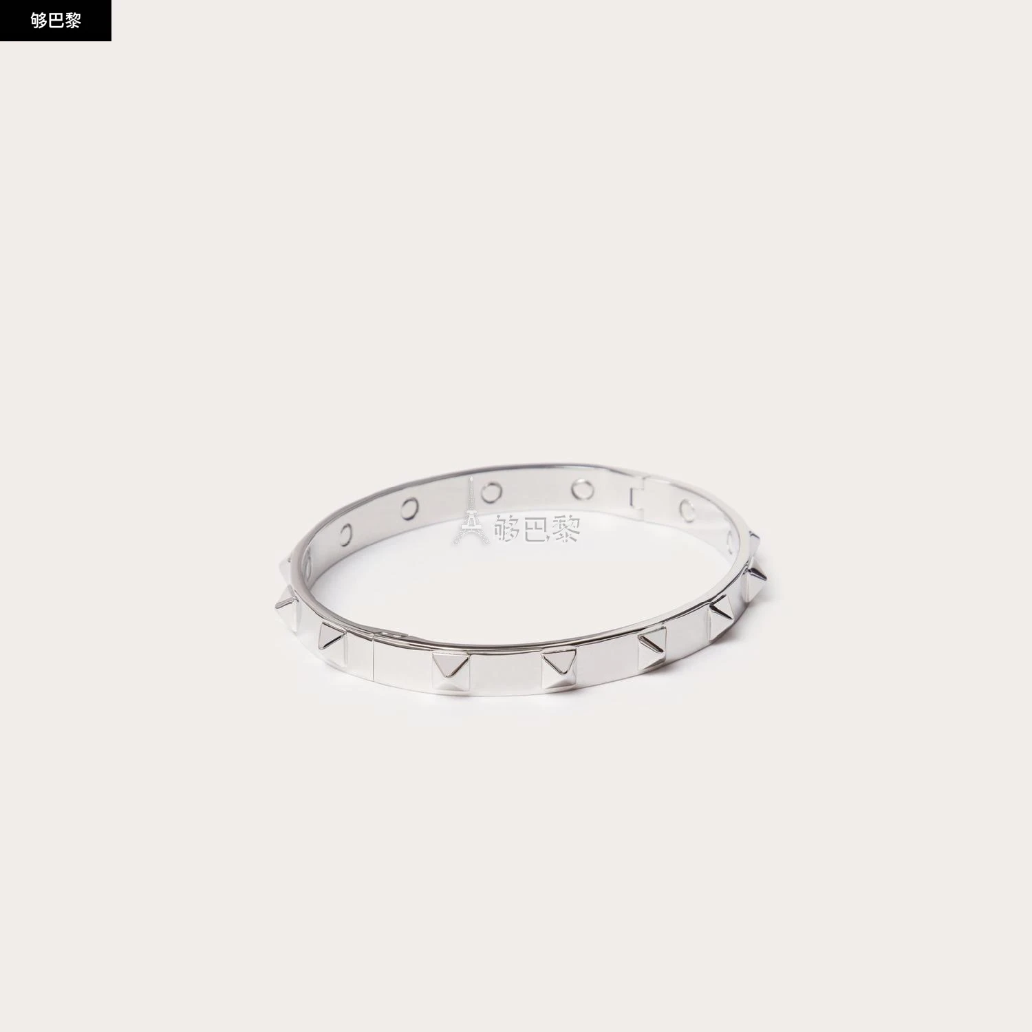 商品Valentino|【预售】 华伦天奴 25春夏 男士 手链 BRACELET RIGIDE ROCKSTUD EN MÉTAL 4Y2J0P56MET_172 ,价格¥4246,第5张图片详细描述