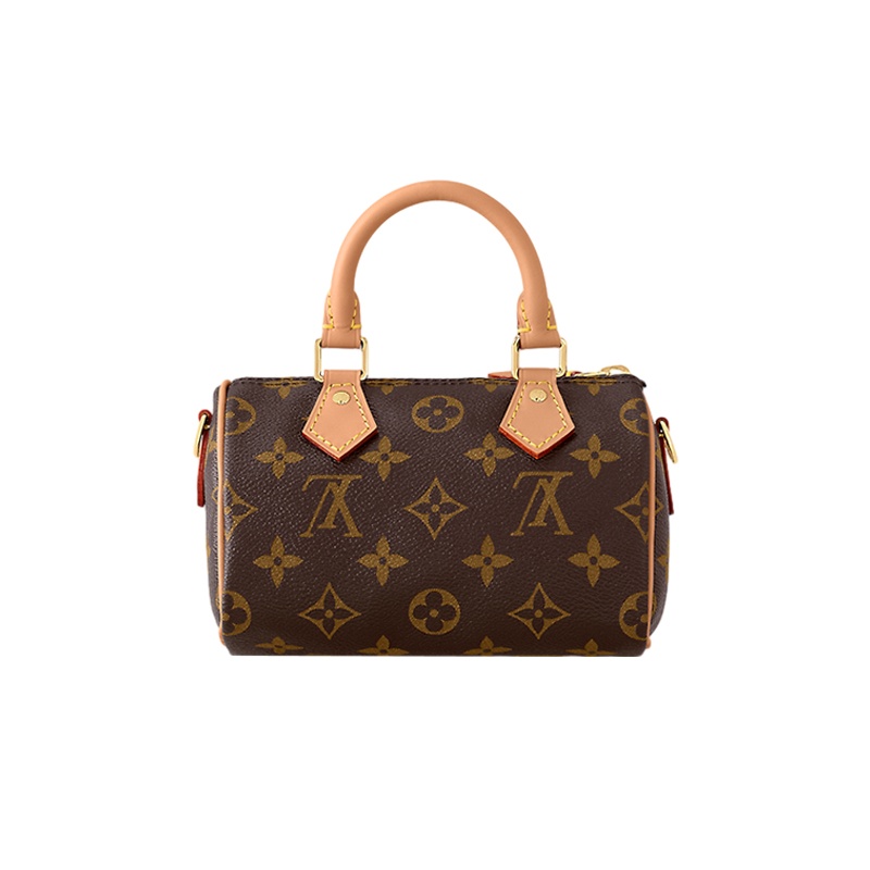 商品Louis Vuitton|【预售十天】路易威登 23新款 女士棕色老花交织字母帆布配皮吉祥物Vivienne饰面肩背手提包 M82624,价格¥14115,第6张图片详细描述