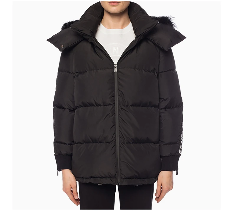 商品[国内直发] Fendi|Fendi 芬迪 女士黑色羽绒服 FAA432-A8WU-F0GME,价格¥12204,第5张图片详细描述