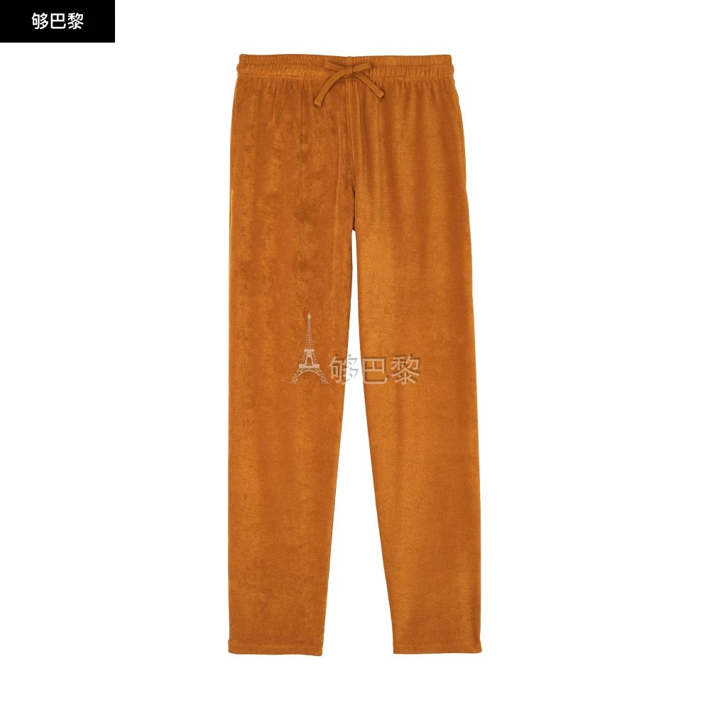 商品Vilebrequin|【特惠9.0折】【预售】 男士 休闲裤 纯色毛圈布长裤  VIL5MURJBRW ,价格¥2294,第2张图片详细描述