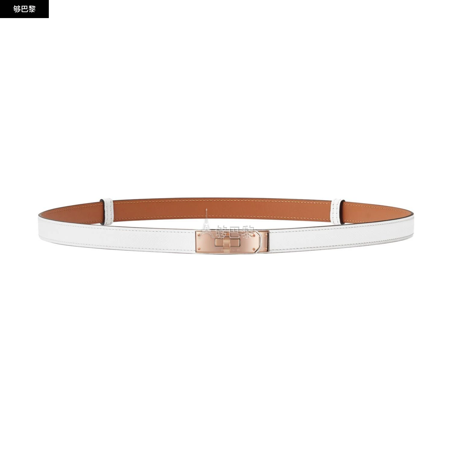 商品Hermes|【预售】 爱马仕 25春夏 女士 腰带 Ceinture Kelly 18 H069853CD01,价格¥10379,第2张图片详细描述